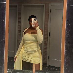 BBXBRAND ZAYA RUCHED MINI- SOFT LIMONE-